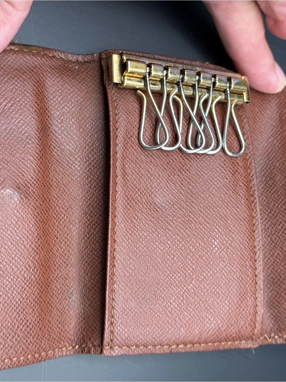 Louis Vuitton vintage‎ 26 years old Monogram 6 key holder Unisex